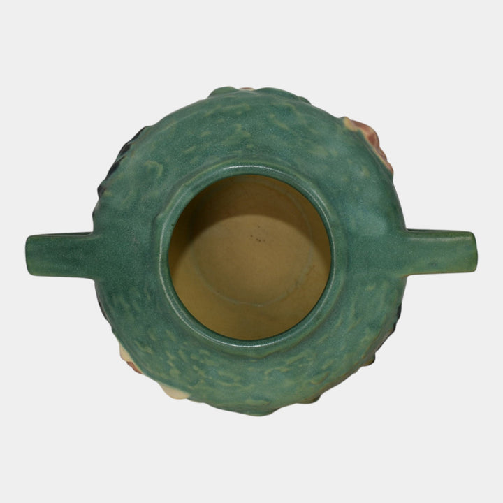 Roseville Magnolia Green 1943 Mid Century Modern Art Pottery Ceramic Bowl 446-4