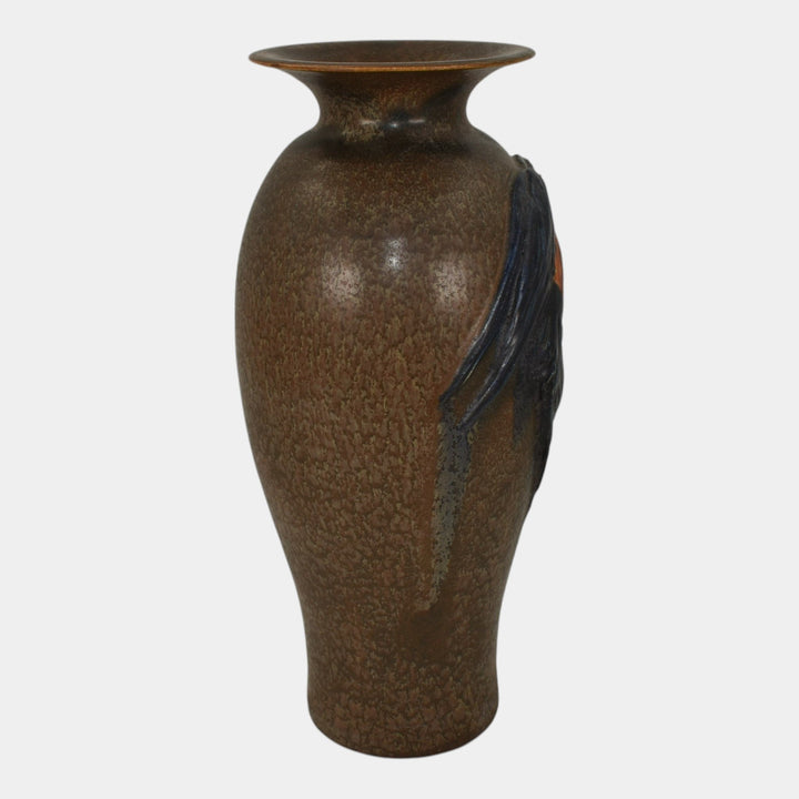 Ephraim Faience 2010 Collectors Society Hand Made Art Pottery Barn Swallow Vase