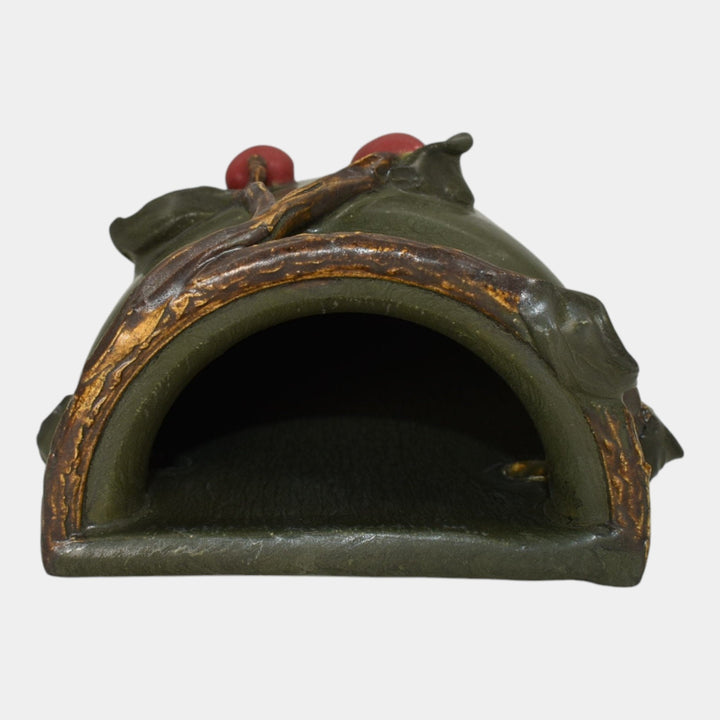 Ephraim Faience 2010 Hand Made Pottery Experimental Cherry Orchard Wall Pocket