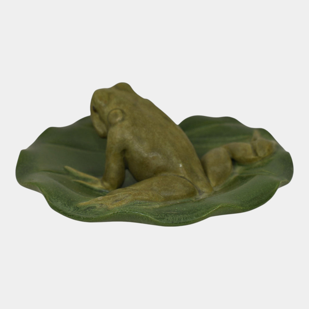 Ephraim Faience 2015 Pottery Look Before You Leap Ceramic Frog Paperweight I15