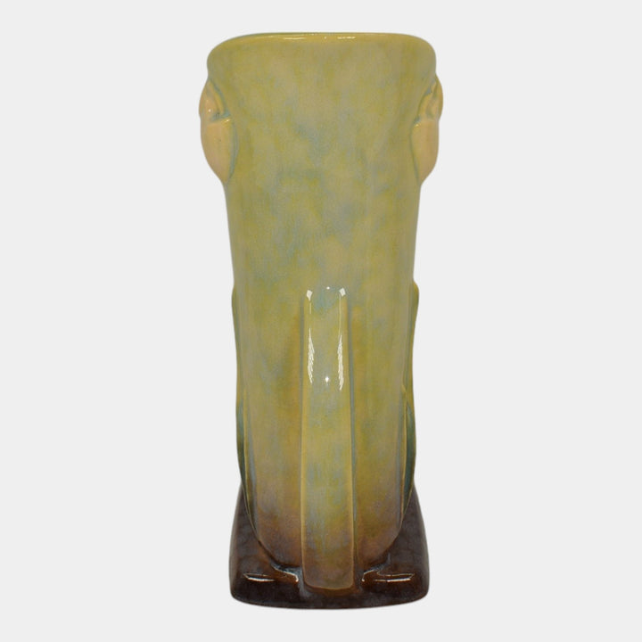 Roseville Wincraft Green 1948 Mid Century Modern Pottery Tulip Vase 282-8