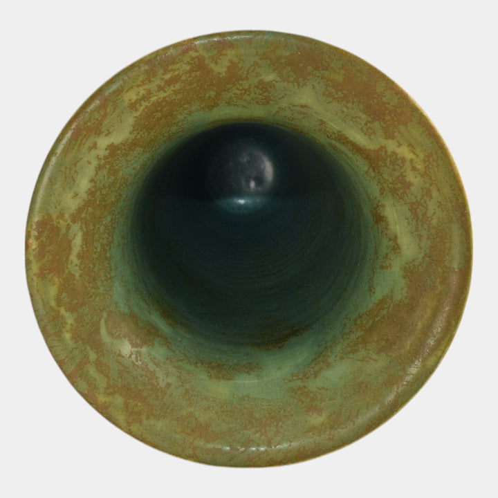 Ephraim Faience 2011 Hand Made Pottery Cattail And Moon Face Commemorative Vase
