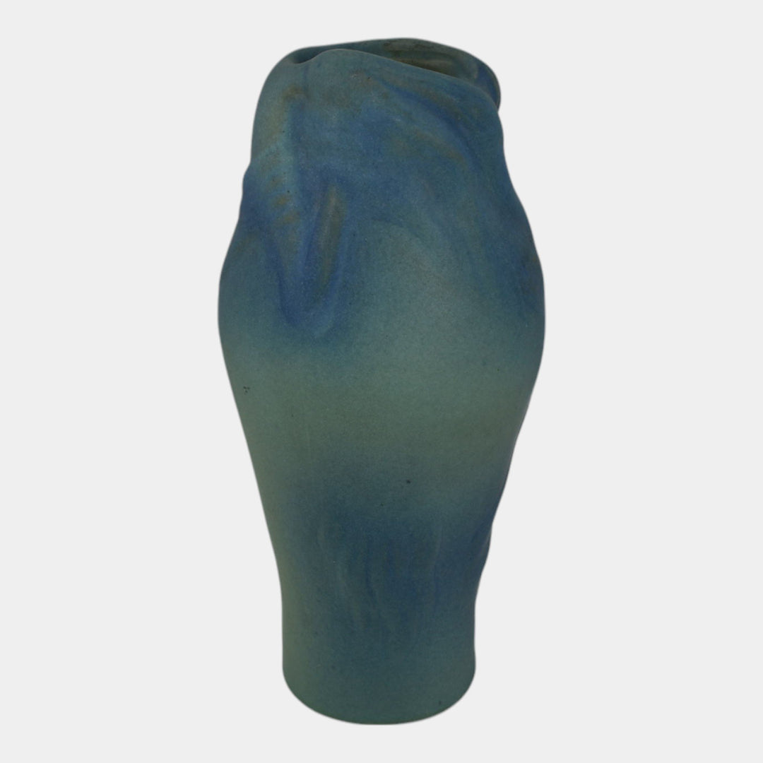 Van Briggle 1920s Vintage Art Pottery Blue Lorelei Ceramic Vase