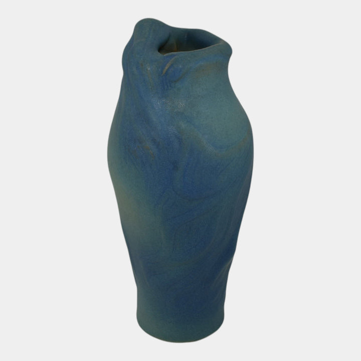 Van Briggle 1920s Vintage Art Pottery Blue Lorelei Ceramic Vase