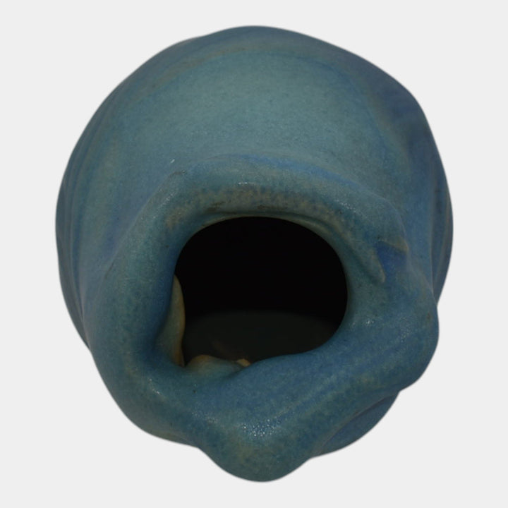 Van Briggle 1920s Vintage Art Pottery Blue Lorelei Ceramic Vase