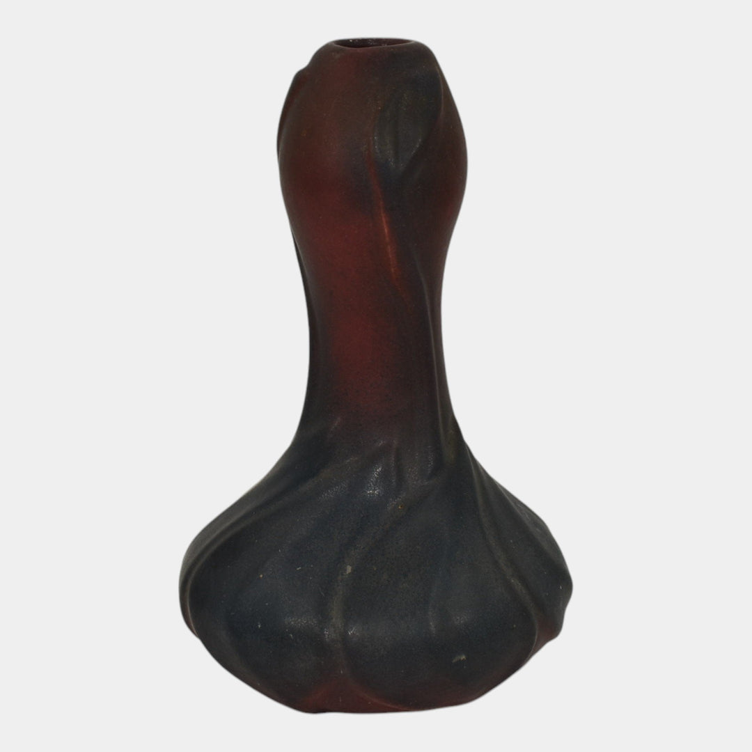 Van Briggle 1920s Vintage Art Pottery Mulberry Tulip Bud Flower Vase Shape 666
