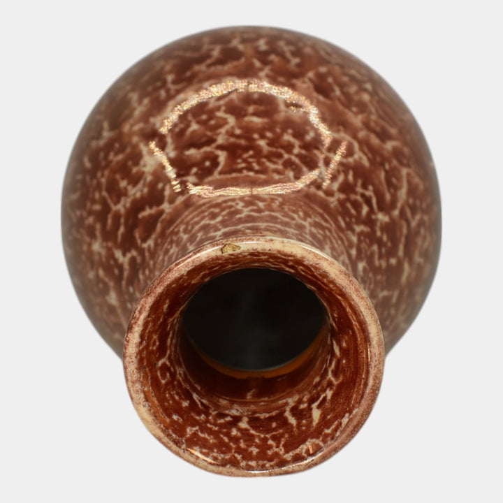 Weller Cloudburst Lustre Vintage Art Deco Pottery Red Ceramic Vase - Just Art Pottery