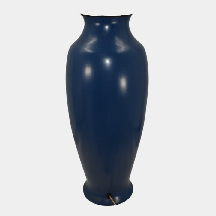 Roseville Pauleo 1914 Vintage Art Pottery Blue Lamp 10-20