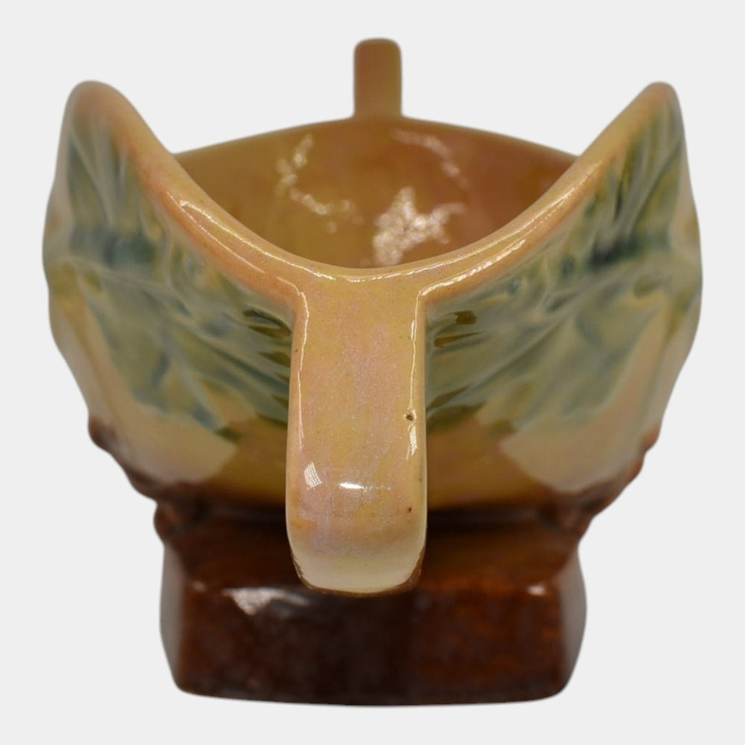 Roseville Wincraft Orange 1948 Mid Century Modern Pottery Ceramic Bowl 228-12 - Just Art Pottery