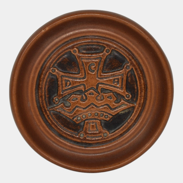 North Dakota School of Mines UND Pottery Catholic Daughters Crown Tray - Just Art Pottery