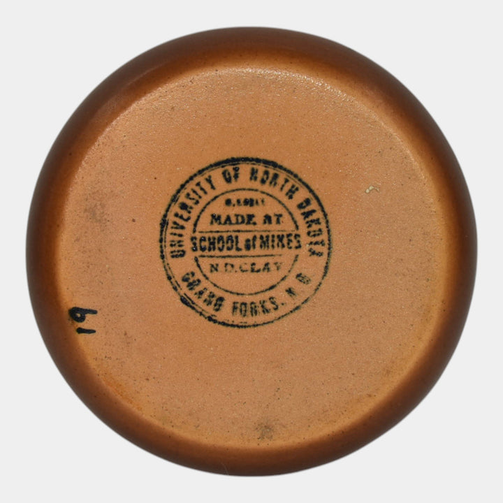 North Dakota School of Mines UND Pottery Catholic Daughters Crown Tray - Just Art Pottery