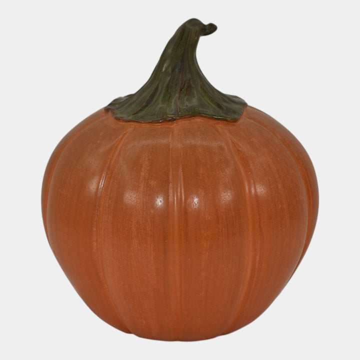 Ephraim Faience Custom 2016 Pottery Orange Halloween Pumpkin Ceramic Figurine - Just Art Pottery