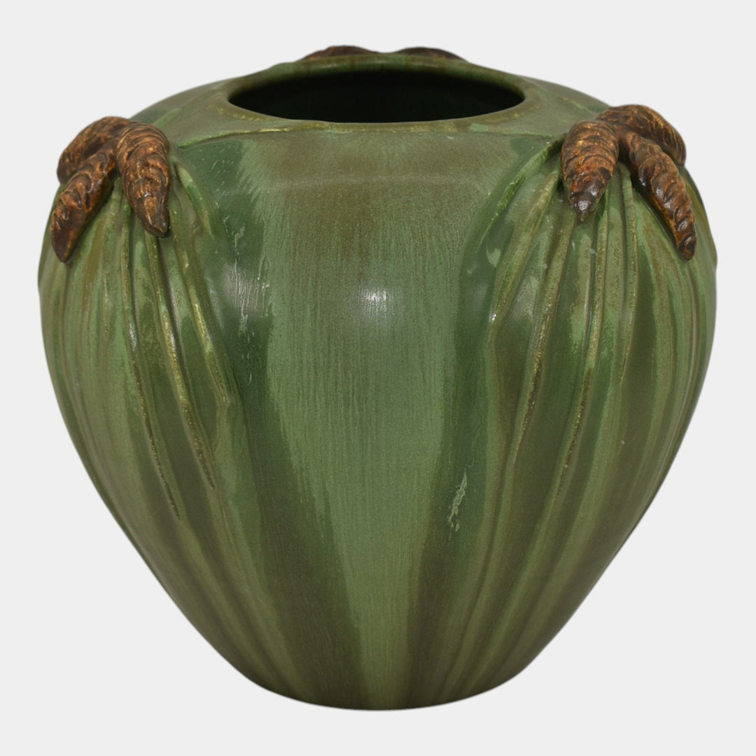 Ephraim Faience 2003 Limited Edition Pottery Winter Pine Ceramic Vase HOL-03