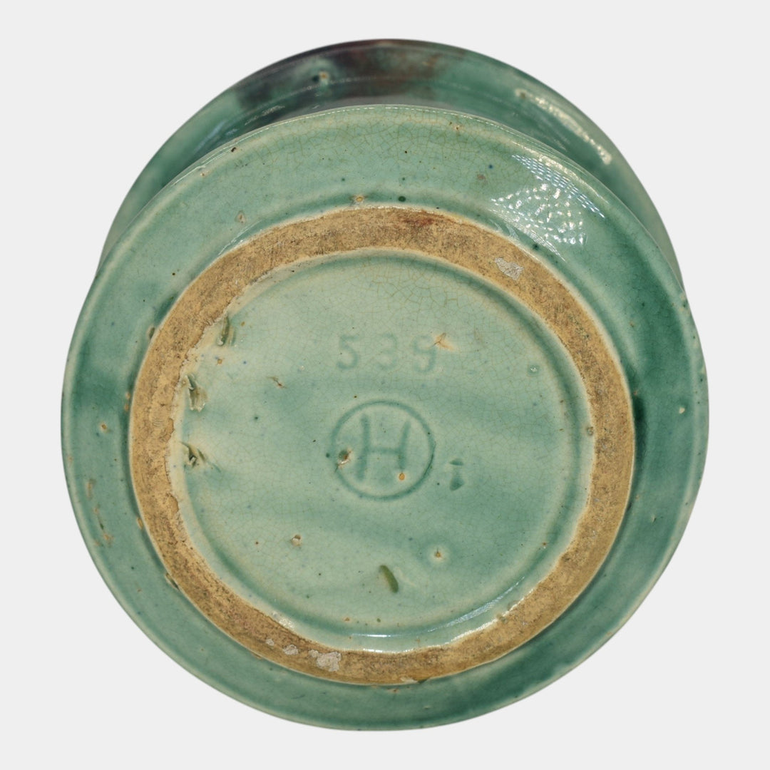 Hull Early Art Vintage Pottery 1920s Stoneware Flower Pot Planter Saucer 539 - Just Art Pottery