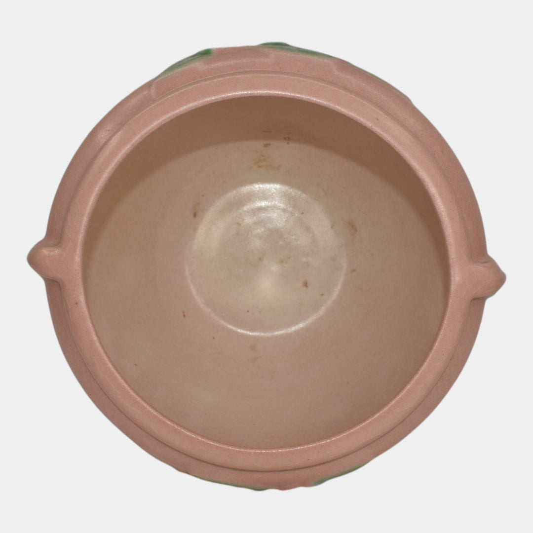 Roseville Mock Orange Pink 1950 Vintage Pottery Jardiniere Planter 901-6 - Just Art Pottery