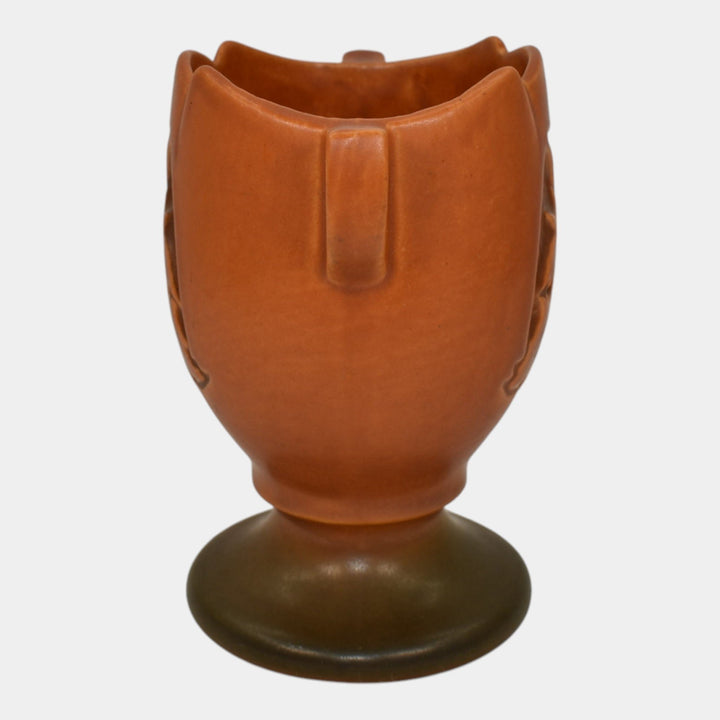 Roseville Silhouette Russet 1950 Mid Century Modern Pottery Ceramic Vase 779-5 - Just Art Pottery