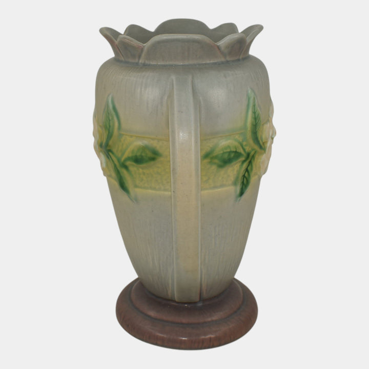Roseville Gardenia Gray 1950 Vintage Mid Century Modern Art Pottery Vase 686-10
