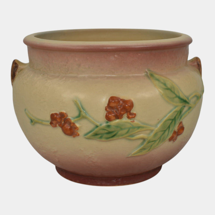 Roseville Bittersweet Gray 1951 Vintage Art Pottery Jardiniere Planter 801-6 - Just Art Pottery