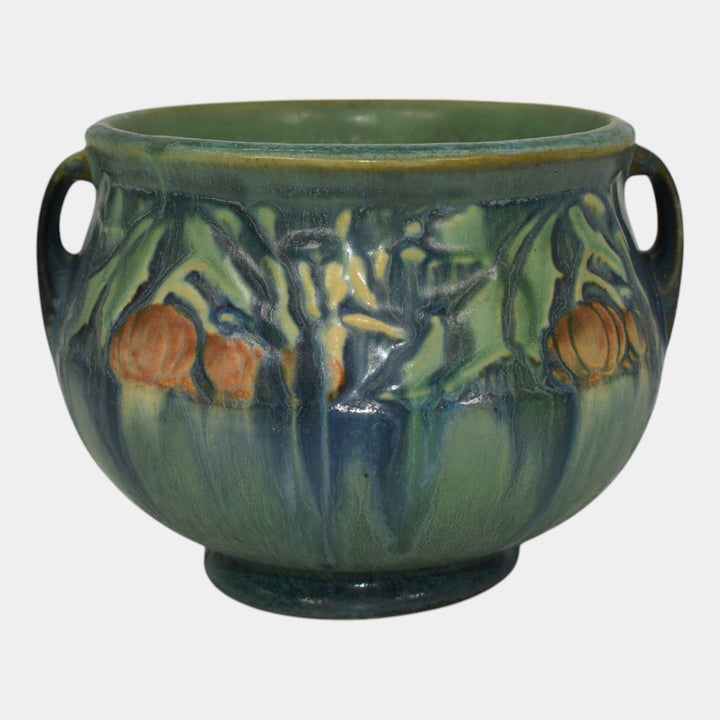 Roseville Baneda Green 1932 Vintage Art Pottery Ceramic Jardiniere Planter 626-4