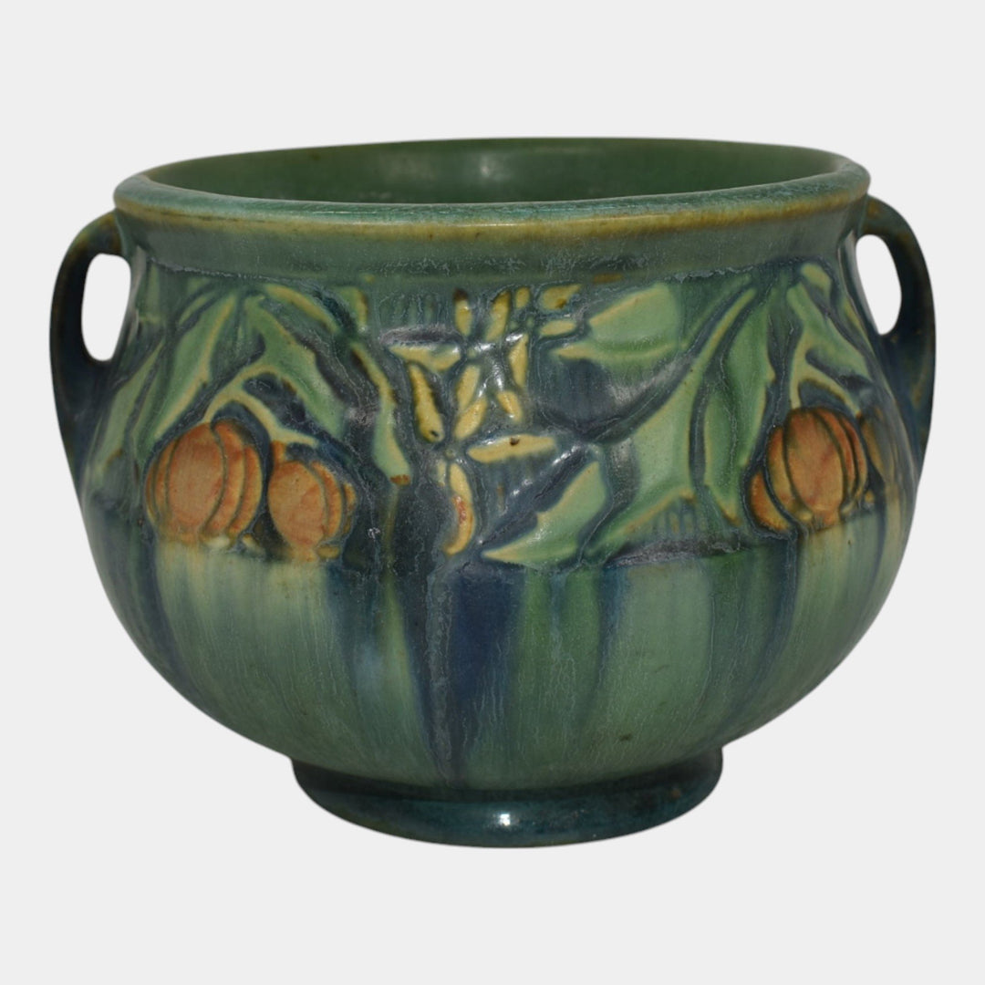 Roseville Baneda Green 1932 Vintage Art Pottery Ceramic Jardiniere Planter 626-4