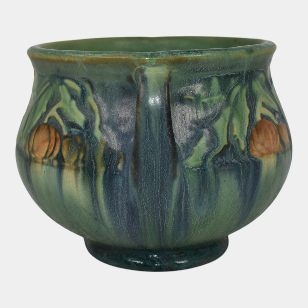 Roseville Baneda Green 1932 Vintage Art Pottery Ceramic Jardiniere Planter 626-4