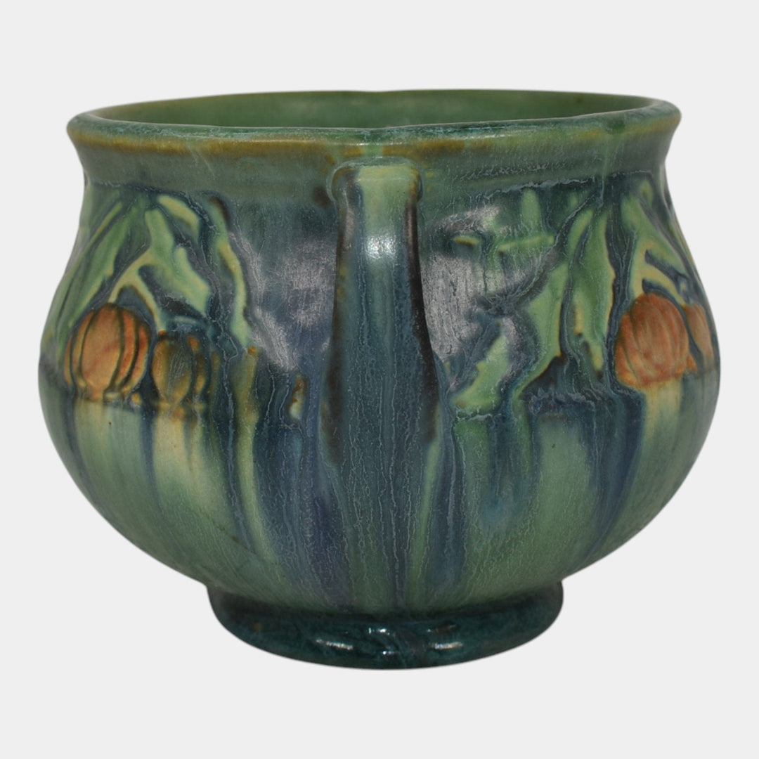 Roseville Baneda Green 1932 Vintage Art Pottery Ceramic Jardiniere Planter 626-4