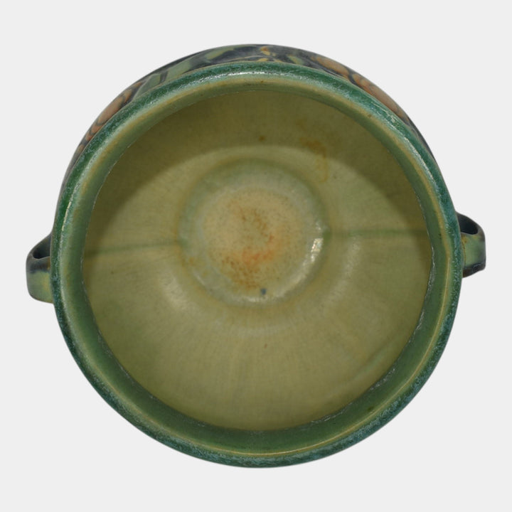 Roseville Baneda Green 1932 Vintage Art Pottery Ceramic Jardiniere Planter 626-4