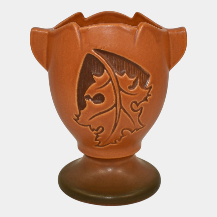 Roseville Silhouette Russet 1950 Mid Century Modern Pottery Ceramic Vase 779-5