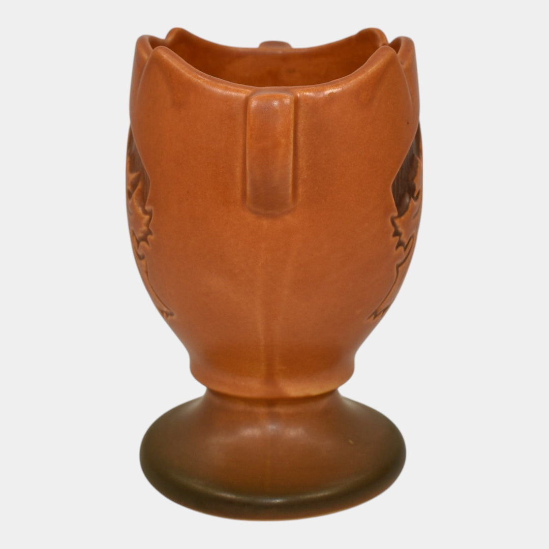 Roseville Silhouette Russet 1950 Mid Century Modern Pottery Ceramic Vase 779-5