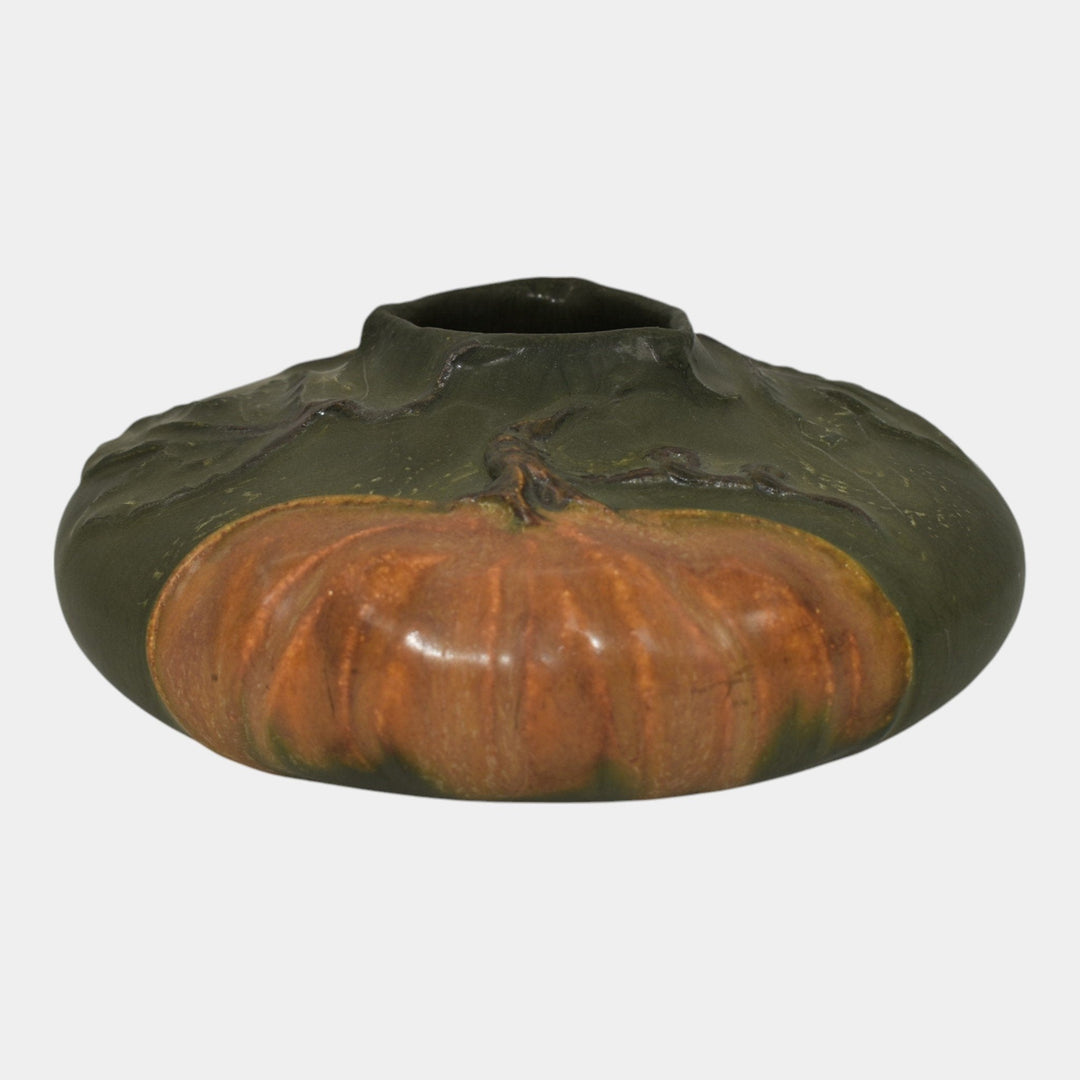 Ephraim Faience 2006 Arts and Crafts Art Pottery Pumpkin Patch Ceramic Vase 524