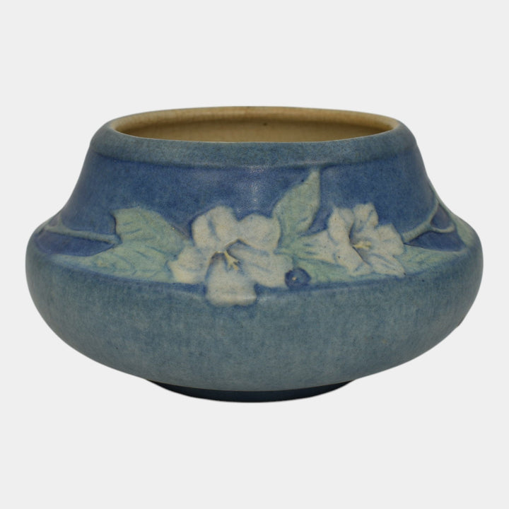 Newcomb College 1919 Vintage Arts and Crafts Pottery Blue Ceramic Vase Simpson