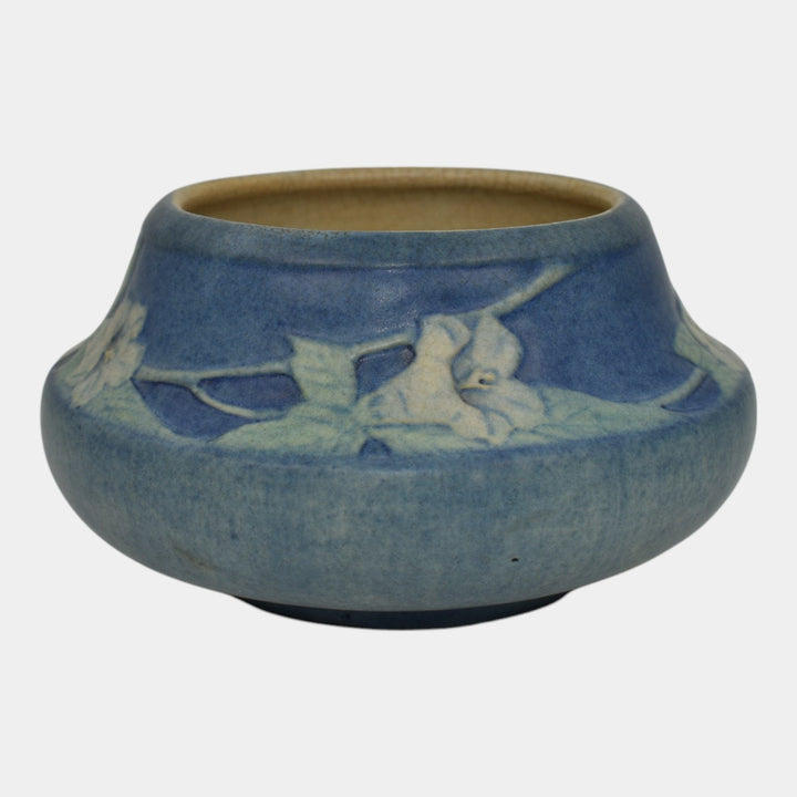 Newcomb College 1919 Vintage Arts and Crafts Pottery Blue Ceramic Vase Simpson