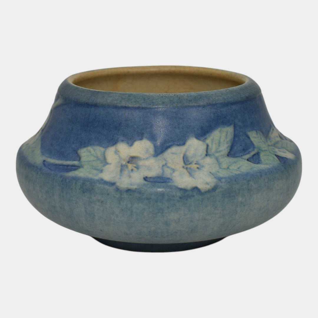 Newcomb College 1919 Vintage Arts and Crafts Pottery Blue Ceramic Vase Simpson