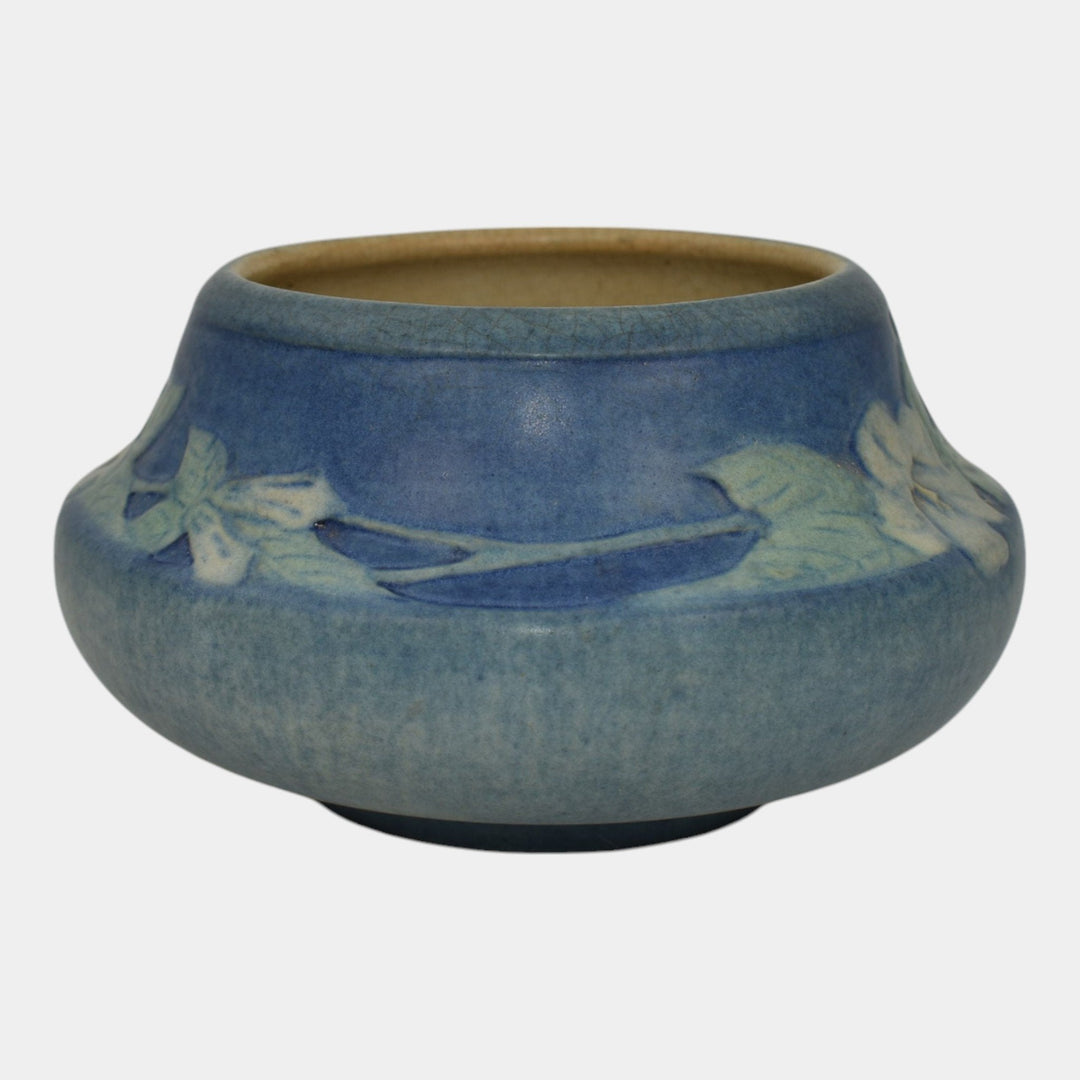 Newcomb College 1919 Vintage Arts and Crafts Pottery Blue Ceramic Vase Simpson