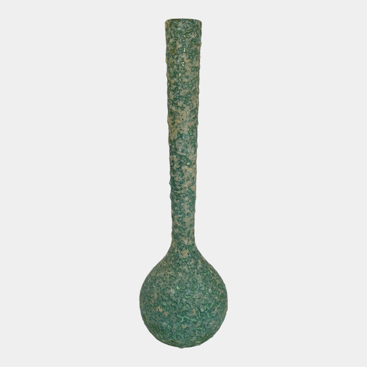 Royal Haeger Vintage Art Pottery Green Blue Lava Glaze Floor Vase R1743