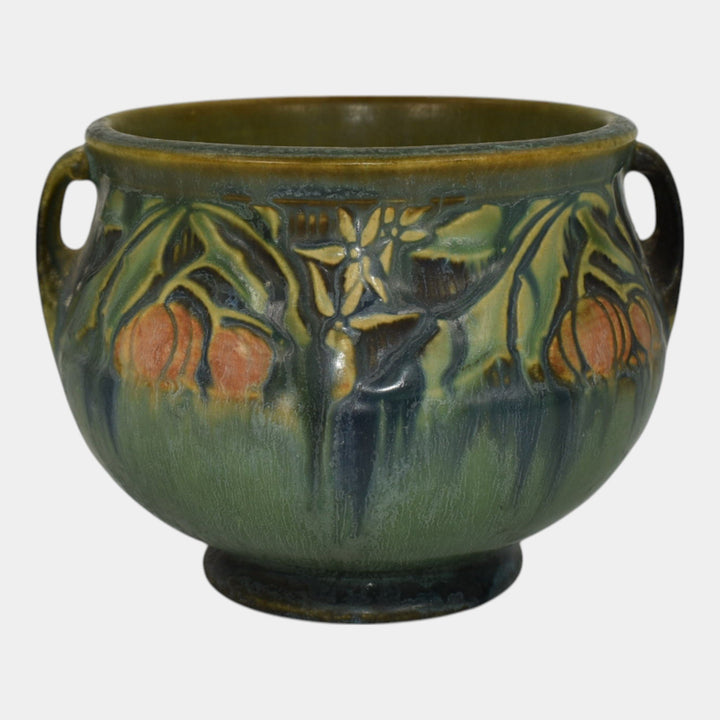 Roseville Baneda Green 1932 Vintage Art Pottery Ceramic Jardiniere Planter 626-4