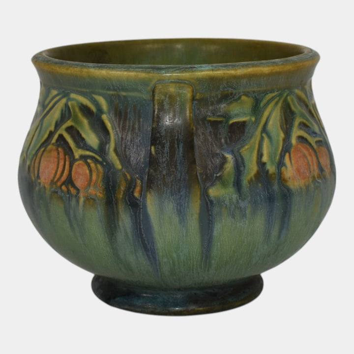Roseville Baneda Green 1932 Vintage Art Pottery Ceramic Jardiniere Planter 626-4