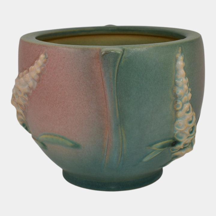 Roseville Foxglove Green 1942 Vintage Pottery Ceramic Jardiniere Planter 659-5