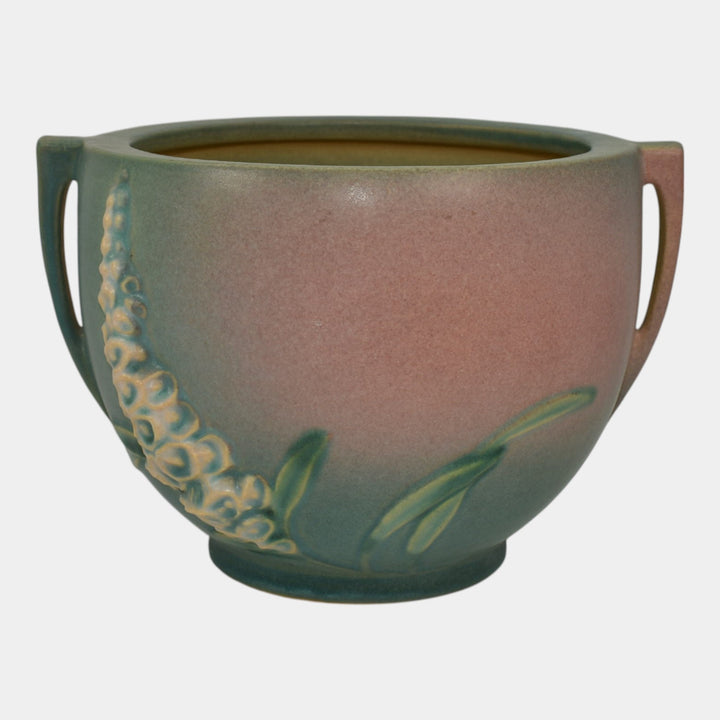 Roseville Foxglove Green 1942 Vintage Pottery Ceramic Jardiniere Planter 659-5