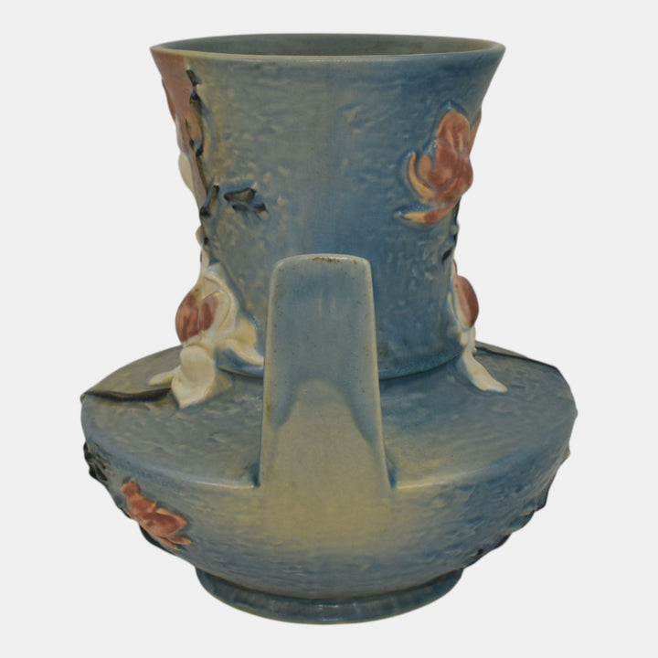 Roseville Magnolia Blue 1943 Mid Century Modern Art Pottery Ceramic Vase 93-9