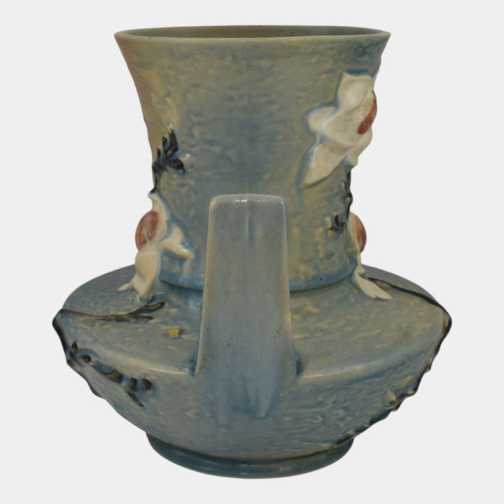 Roseville Magnolia Blue 1943 Mid Century Modern Art Pottery Ceramic Vase 93-9