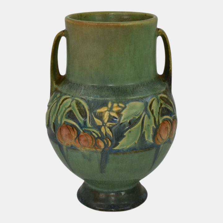 Roseville Baneda Green 1932 Vintage Arts And Crafts Pottery Ceramic Vase 589-6