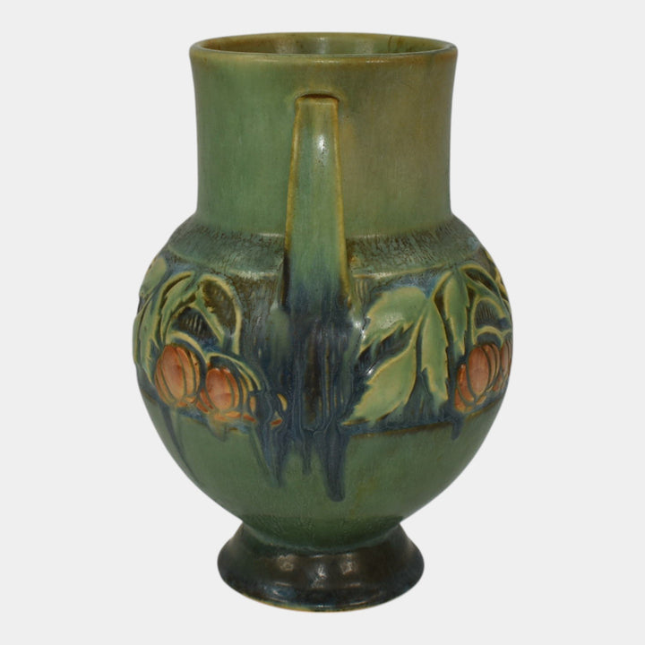 Roseville Baneda Green 1932 Vintage Arts And Crafts Pottery Ceramic Vase 589-6
