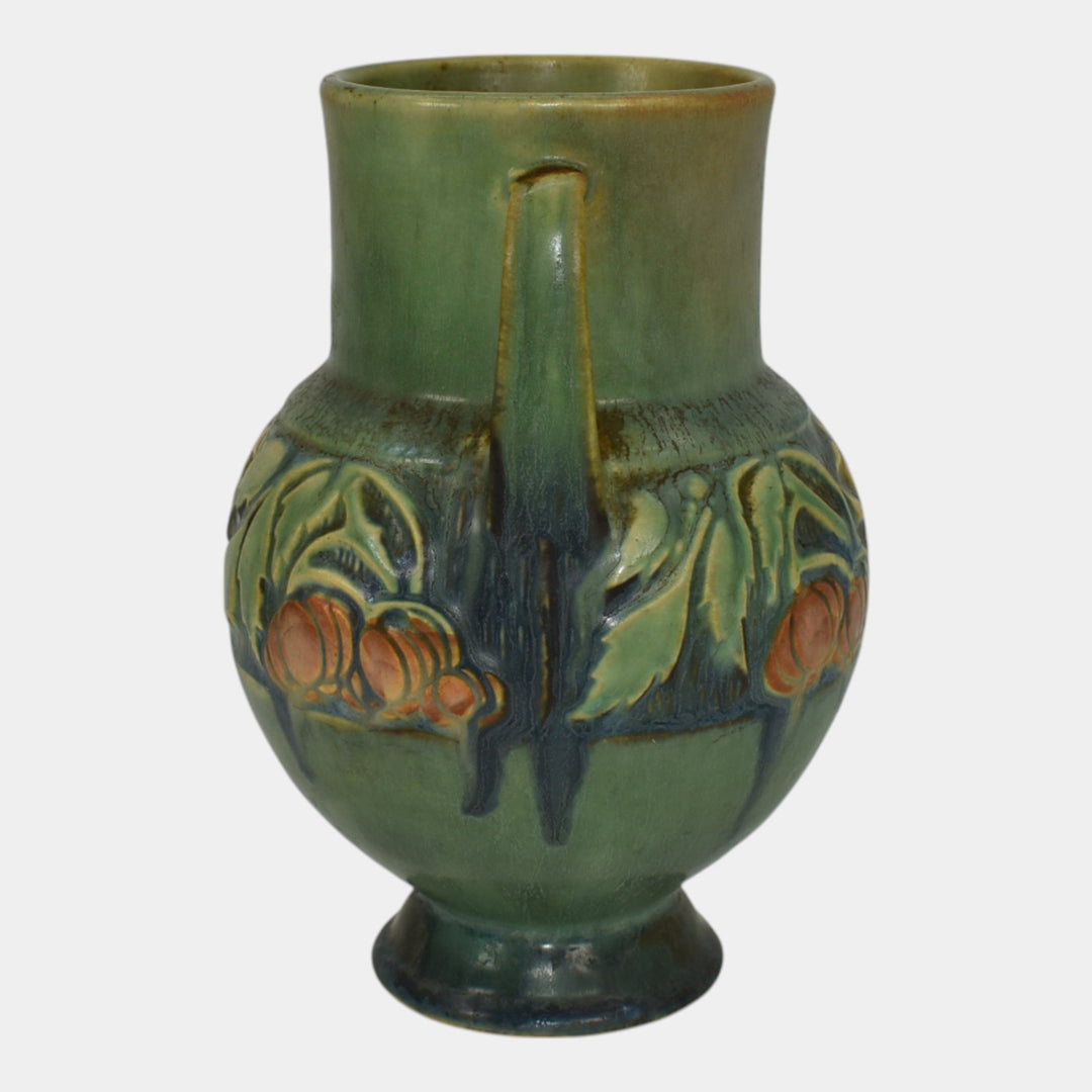Roseville Baneda Green 1932 Vintage Arts And Crafts Pottery Ceramic Vase 589-6