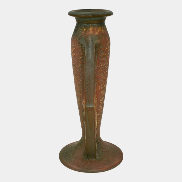 Roseville Dahlrose 1928 Vintage Arts And Crafts Pottery Ceramic Flower Vase 78-8