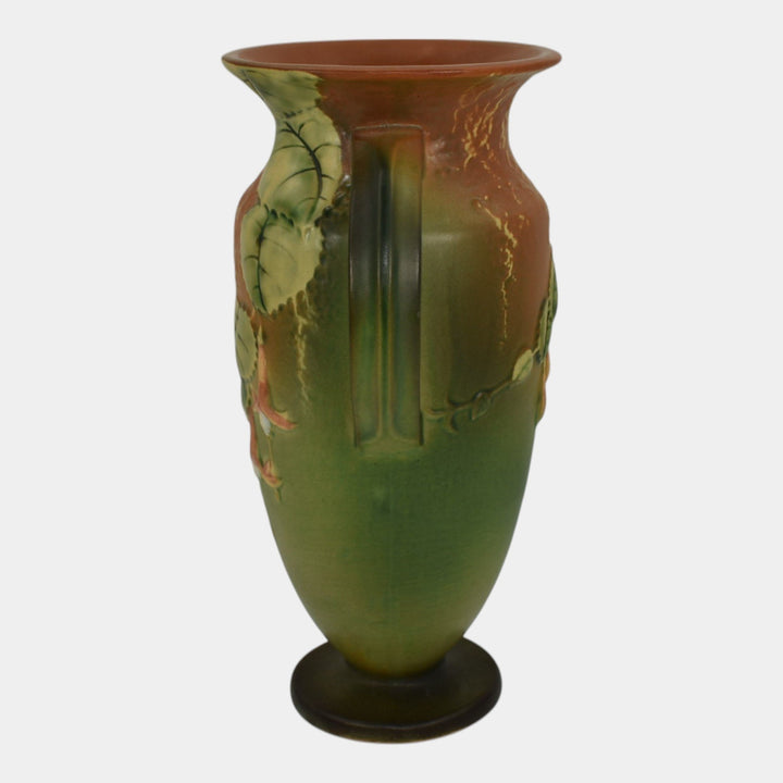 Roseville Fuchsia Green 1938 Vintage Art Pottery Vase 899-9