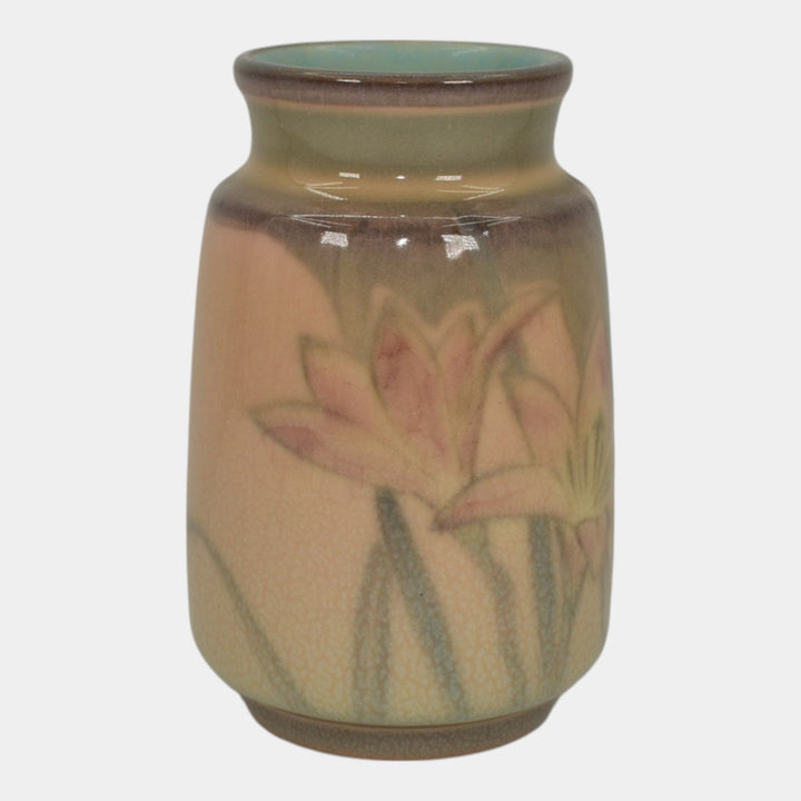 Rookwood 1934 Vintage Art Pottery Ceramic Lily Vase S Shirayamadani