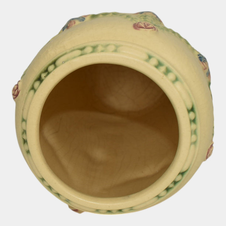 Roseville La Rose 1924 Art Pottery Ceramic Flower Vase 241-8 - Just Art Pottery
