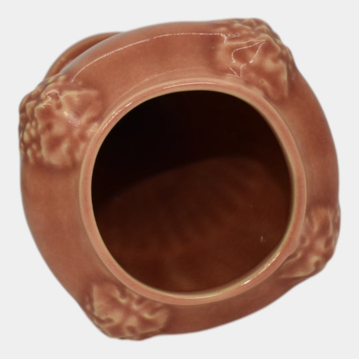 Roseville Savona Pink 1928 Vintage Art Deco Pottery Ceramic Flower Vase 207-6 - Just Art Pottery