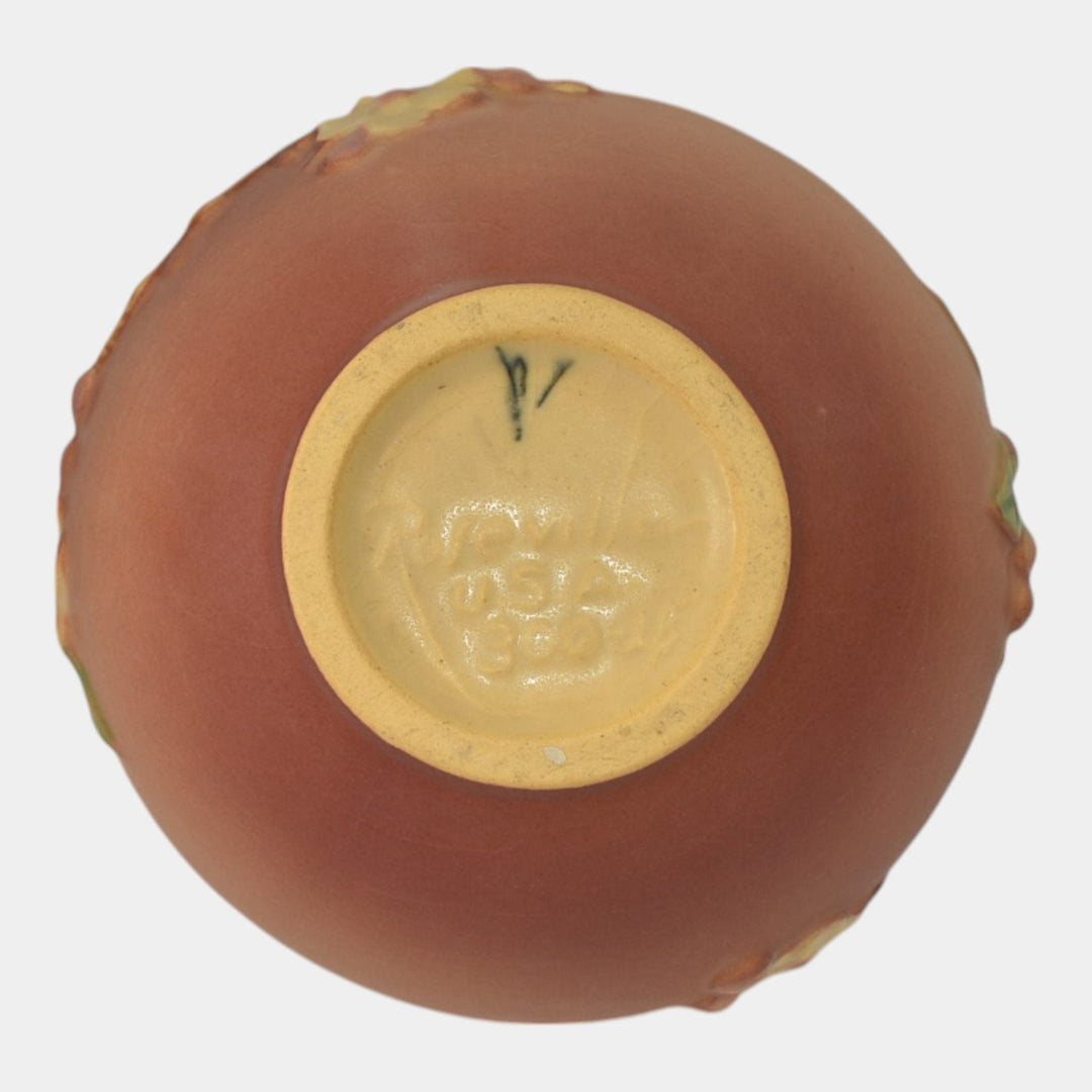 Roseville Apple Blossom Pink 1949 Mid Century Pottery Jardiniere Planter 300-4 - Just Art Pottery